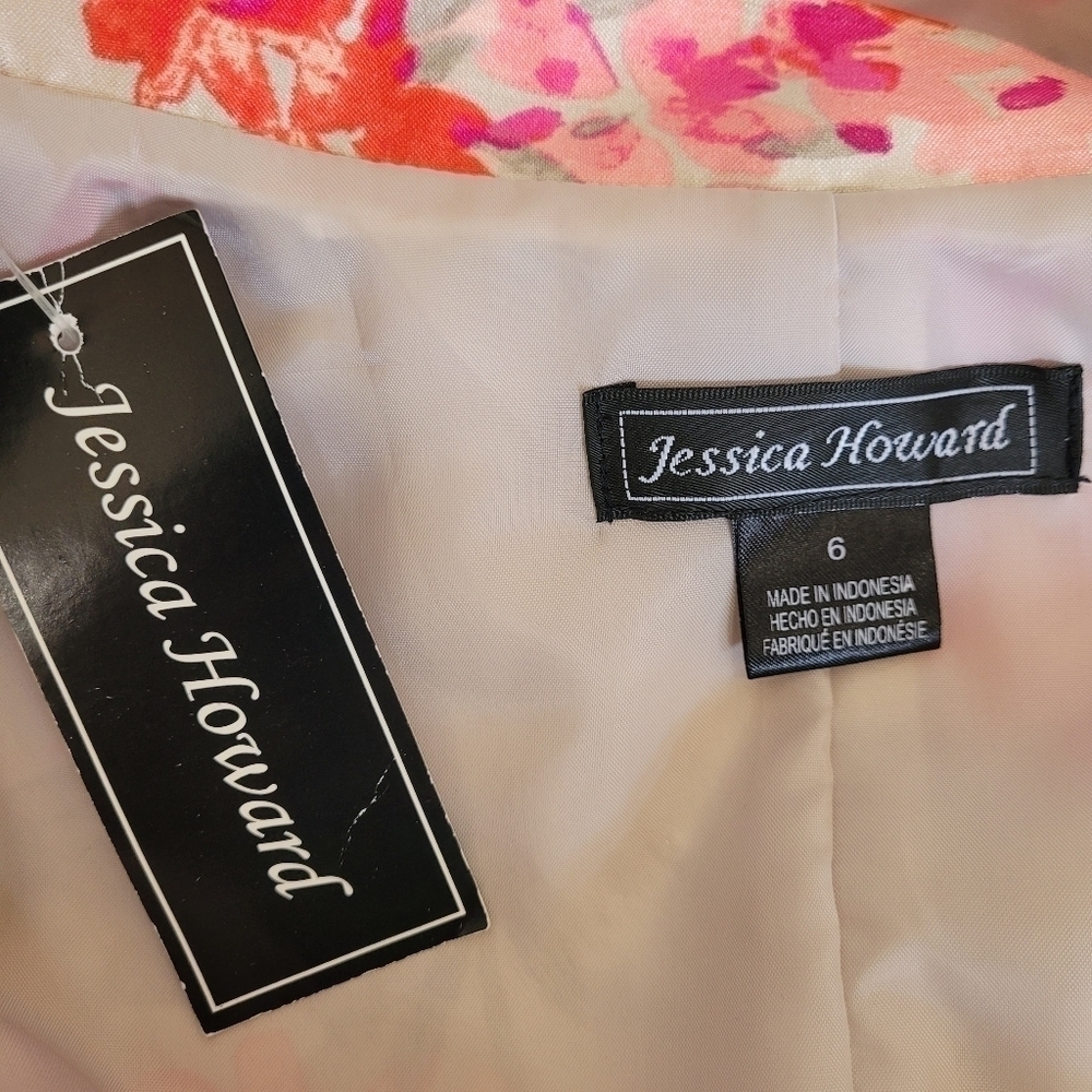 Jessica Howard Floral Dress Size 6 - Picture 6 of 9